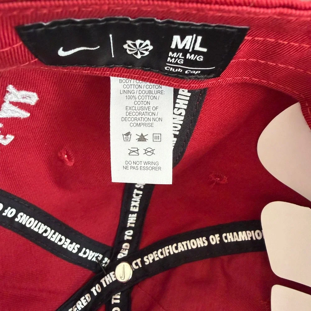 Nike Arkansas‎ Razorbacks Club Cap Red Adjustable Hat Fayetteville AR M/L NEW
